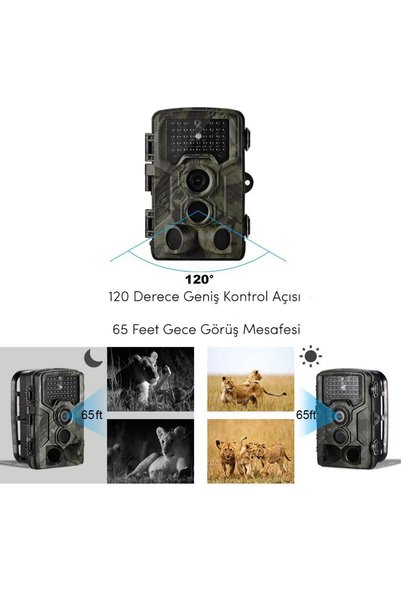 Juo JH-760 16 MP Full HD 45 IR Led Gece Görüşlü Fotokapan Kamera