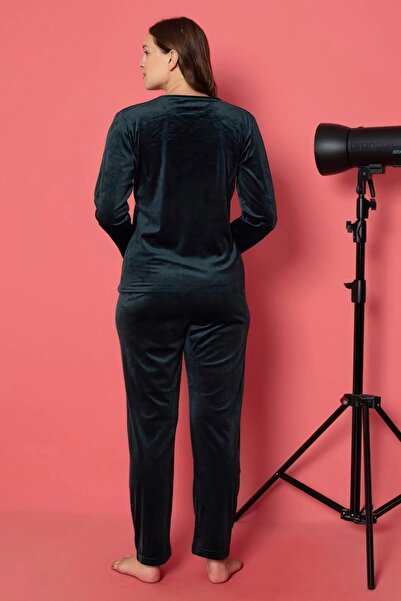 Sude Charme Γυναικεία Σετ Πιτζάμες Χειμερινής Ποδηλασίας Βελούδινο A301/505- 1 Τεμάχιο