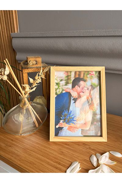 Zevahir Mobilya Dekorasyon Rectangular Aesthetic Standing Photo Frame