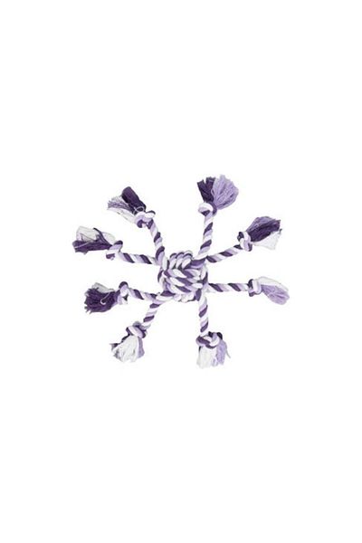 Flamingo Octopus Rope Dog Toy 30cm Purple