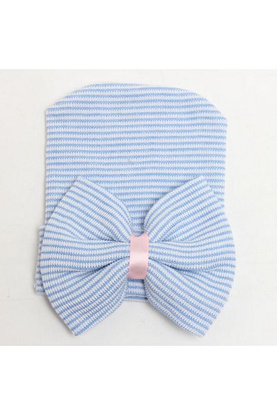 OEM Caciulita subtire de nou-nascut cu funda Drool (Culoare: Bleu)