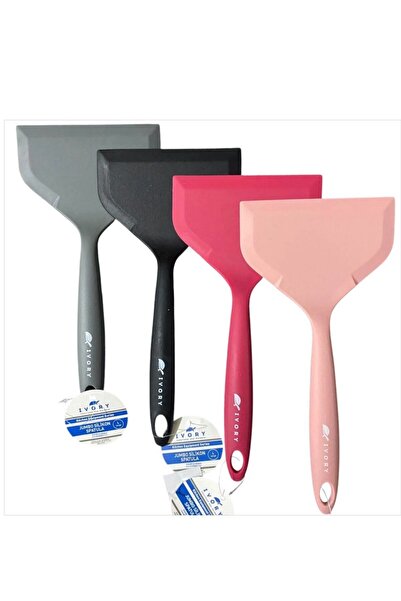 Genel Markalar BHR TEM-İvory Silikon Jumbo Spatula Geniş