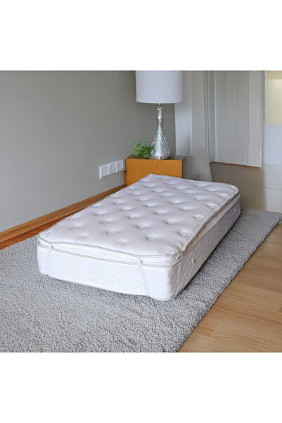 Relax Bedding Katlanır Yer Yatağı Şiltesi, Yatak Pedi Pamuklu Örme Kumaşlı