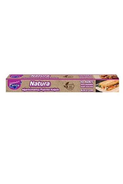 BRAVES Natura 10-Piece Parex Baking Paper - 1 Piece Oven Inside