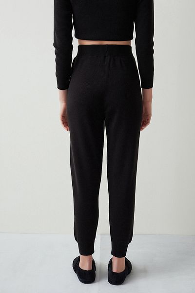 Penti Black Dark Knit Trousers