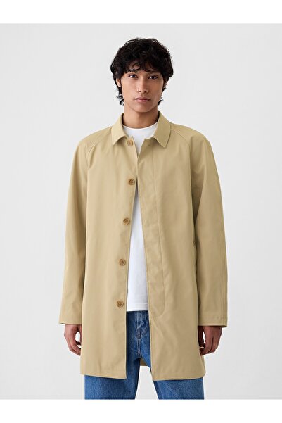 GAP Erkek Bej Mac Yağmurluğu