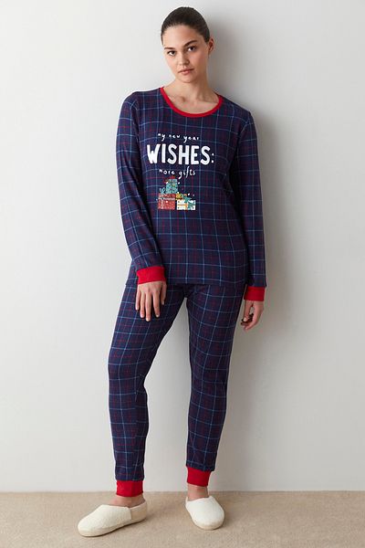 Penti Set pijamale termice Blue Wishes