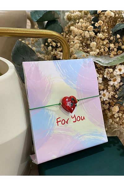 FAYRA ACCESSORIES Polka Dot Kokina Floral Heart Glass Murano Bracelet New Year Themed Christmas Bracelet