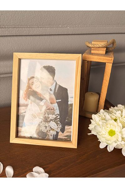 Zevahir Mobilya Dekorasyon Rectangular Aesthetic Standing Photo Frame
