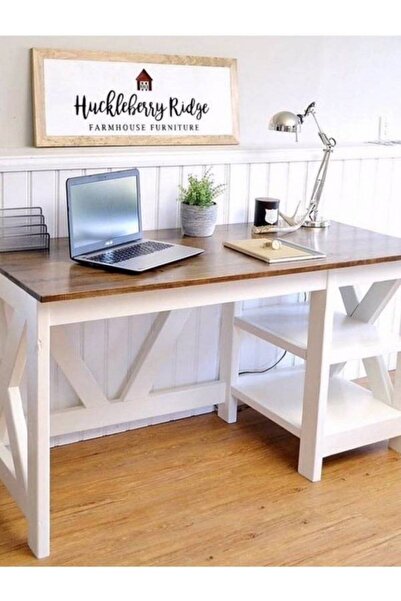 ElaWoodWorking Modern Country Tasarım Çalışma Masası