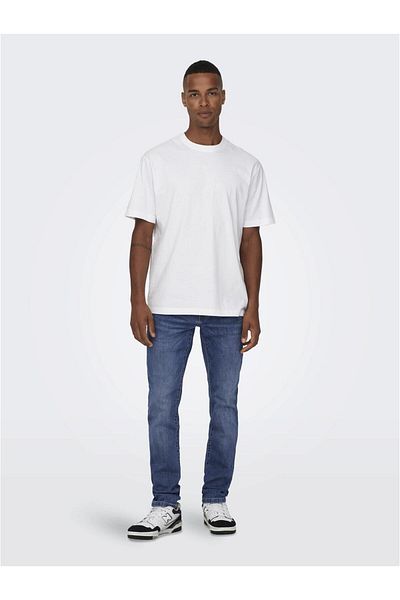 Only & Sons 22026755   ONSWEFT REG.MB.6755 - MATTE DNM NOOS Ύφασμα