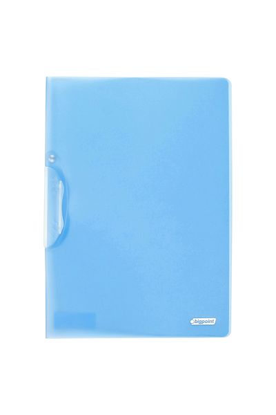 Bigpoint Blue A4 Size Document File - with Side Compression Mechanism