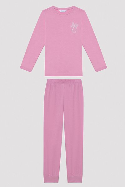 Penti Girl's Fossil Multicolored 2-Piece Pajama Set
