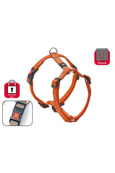Karlie Orange 45-70 cm Locking Chest Collar
