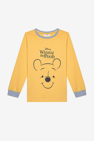 Penti Cotton Unisex Winnie Pooh Yellow Pajama Set