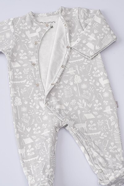 Boumini Baby Romper with Gray Booties - Adventure in Nature