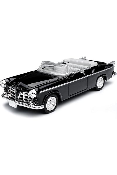 TOYFEST سيارات أمريكية كلاسيكية معدنية مرخصة بمقياس 1:43 - 1955 كرايسلر C-300 - 10 سم
