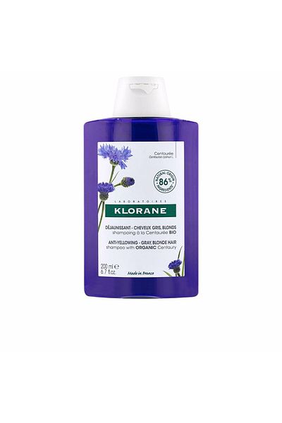 Klorane A La Centaurea Bio Anti-vergilbungs-shampoo Für Graues Und Blondes Haar 200 ml