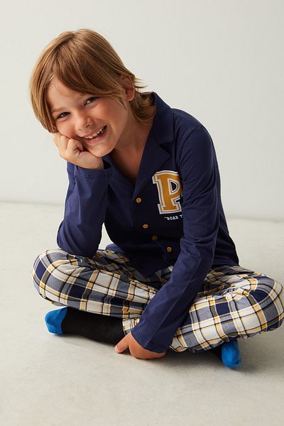 Penti Boy's Sleep Long Sleeve Pajama Set