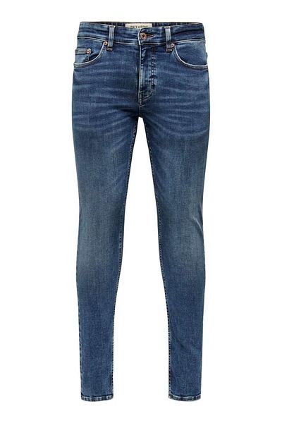 Only & Sons Skinny Jeans ONSWARP Niedrige Taille Skinny Fit Jeans