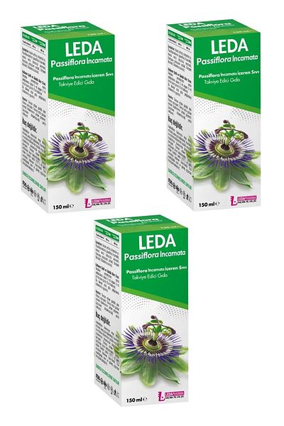 LedaPharma Passiflora Syrup - Pack of 3