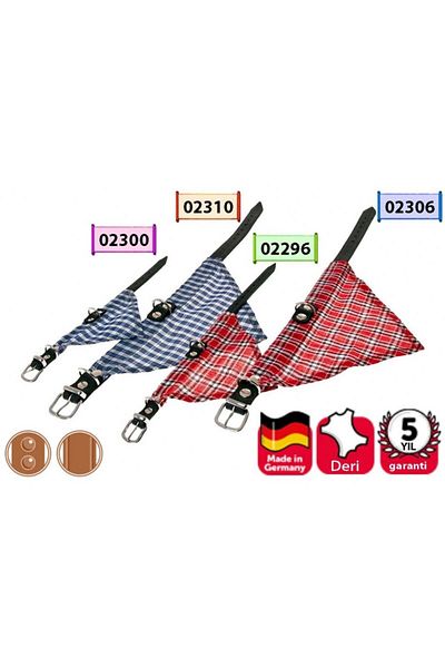 Karlie Red 47cm Neck Collar - Leather Bandana