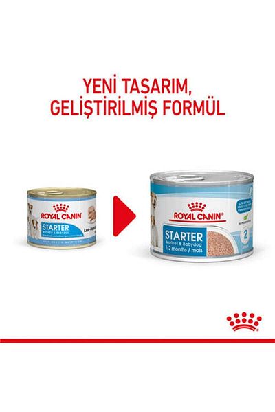 Royal Canin Starter Mousse Anne Ve Yavruları Için Köpek Konservesi 195 gr