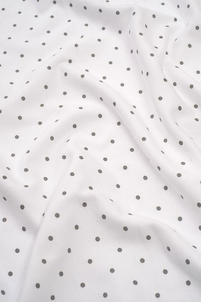 Boumini 80x80 Cm 100% Cotton Double Layer Baby Blanket Gray Polka Dot