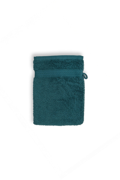 the ramify منشفة قطنية ناعمة باللون الأخضر الداكن للبشرة الحساسة