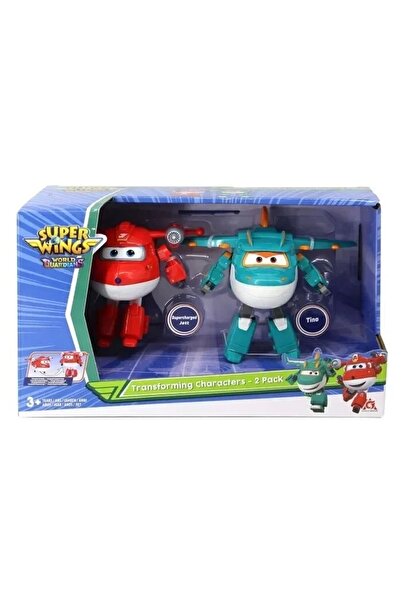 Harika Kanatlar Dönüşüm Karakterler Supercharged Jett ve Tino  2'li Paket