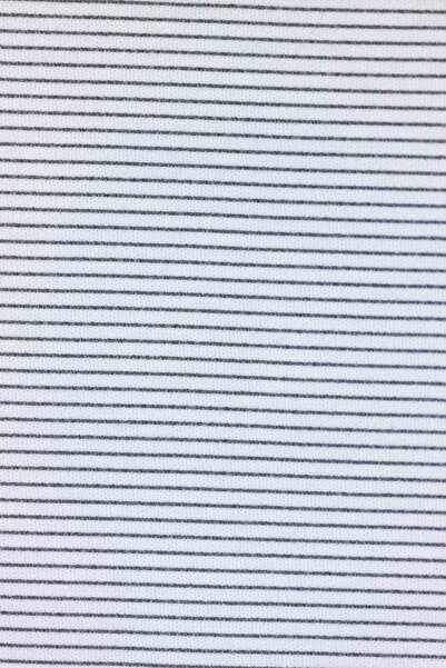 Boumini Cotton Short Sleeve Shorts Baby Jumpsuit Gray Striped