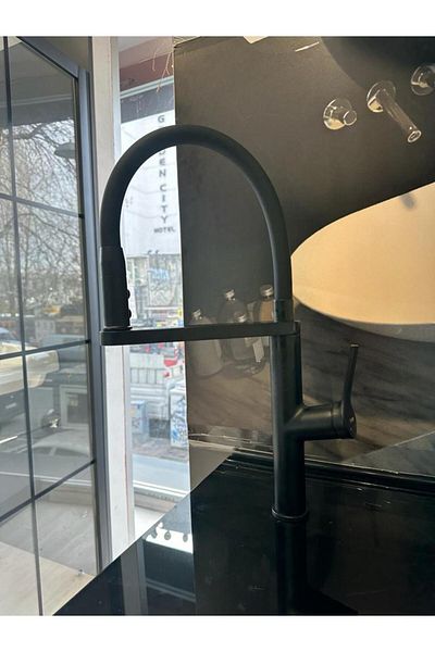 Boheme Fleko Yni Black Sink Faucet