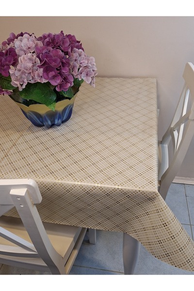 Başak Ev Tekstili Elyaflı Pvc Muşamba - Desenli Silinebilir Masa Örtüsü