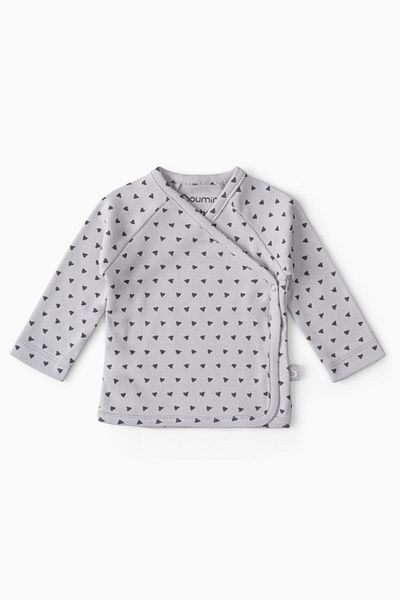 Boumini 5-Piece Memphis Grey-White Hospital Discharge Set - 100% Cotton Baby