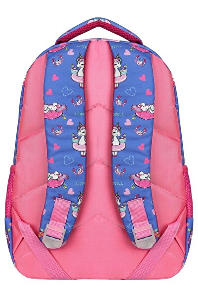 Waddell Turquoise-Pink Unicorn Patterned Licensed School Backpack, Lunch Bag and Pen Holder Set