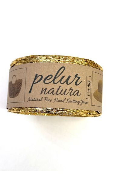 Pelur Natura 200g Metallic Raffia Knitting Thread - For Bag, Hat and Decoration
