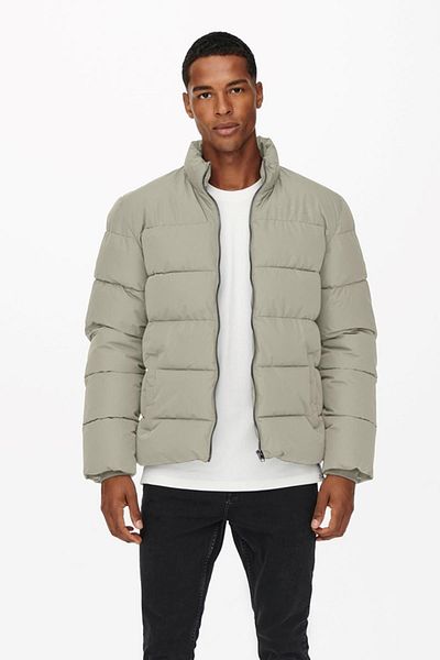 Only & Sons Μπεζ Χρώμα Onsmelvin Life Puffer Jacket - Otw Vd
