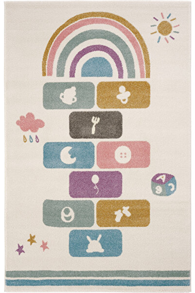 Cool Halı Cool Kids 25 Pastel Çocuk Odası Halısı Hav Toz Vermez Yumuşak Dokul...