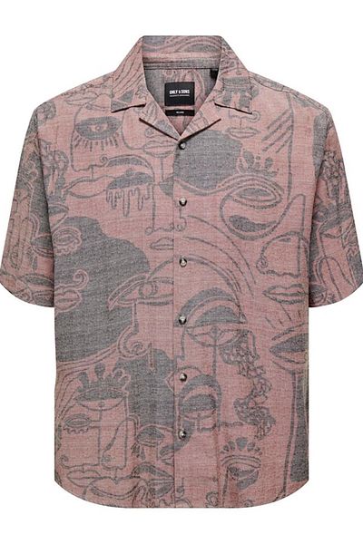 Only & Sons Μπλουζάκι Onsden LifeRLx Wash Doodle SS - 22026111