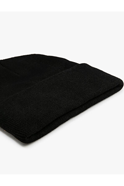 Koton Basic Beret with Folding Detail