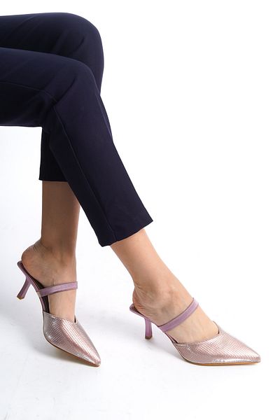 Capone Outfitters Women's Stylish Heeled Slippers