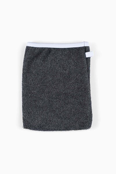 Uygun Bebe Hooded Baby Swaddle Towel Pouch Set Black