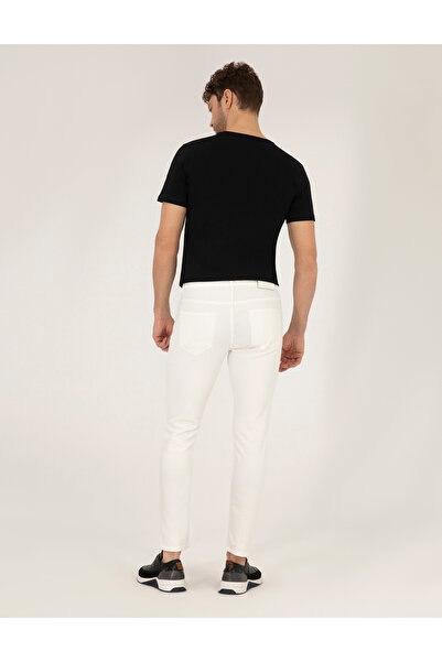 Pierre Cardin Ekru Slim Fit Jean Pantolon 50267655-VR019