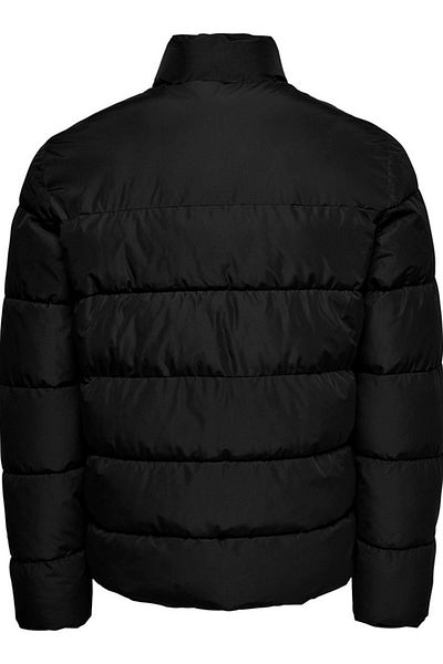 Only & Sons Melvin Life Puffer Jacket Otw Vd Palton negru pentru bărbați 22019345 -65