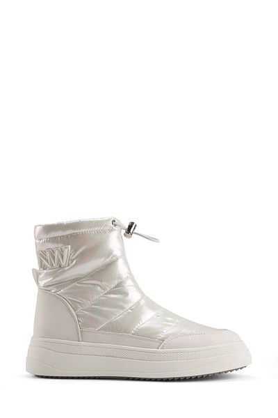 Nine west white boots best sale
