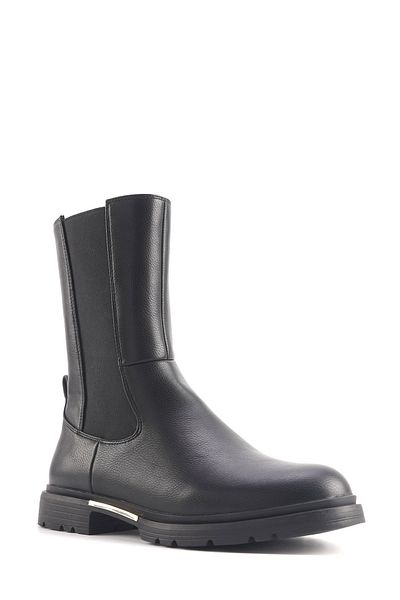 Nine West POSTEN 4PR Μαύρα γυναικεία μποτάκια Chelsea
