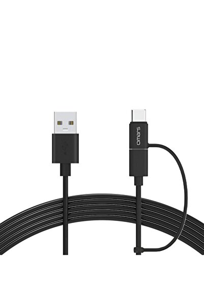 Omars 2'si 1 Arada Type-c Micro Usb Şarj Ve Data Kablosu 1.2 Metre