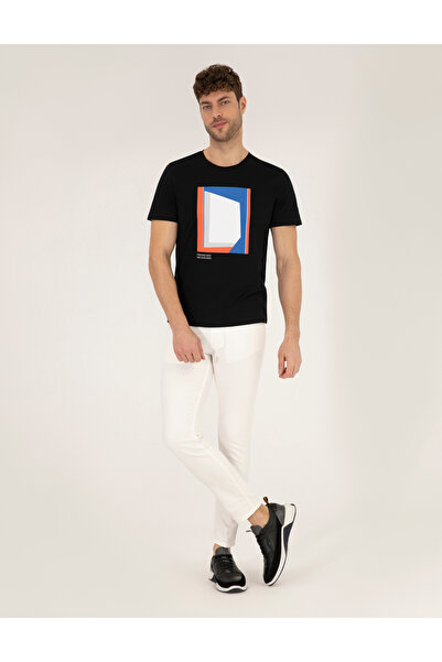 Pierre Cardin Ekru Slim Fit Jean Pantolon 50267655-VR019