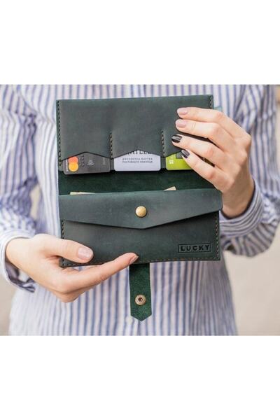 EYLÜL TASARIM Hakiki Deri Kişiye Özel Kadın Cüzdan El Çantası