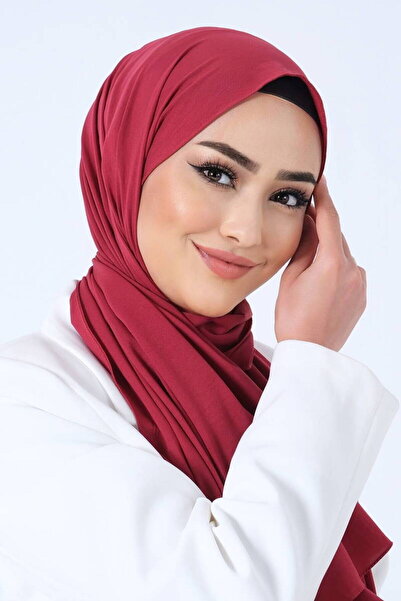 haremscarfs Ασιατικό σάλι σε μπορντό χρώμα (ένα εξαιρετικά λεπτό, δεν χρειάζε...